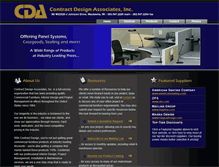 Tablet Screenshot of contractdesignassoc.com